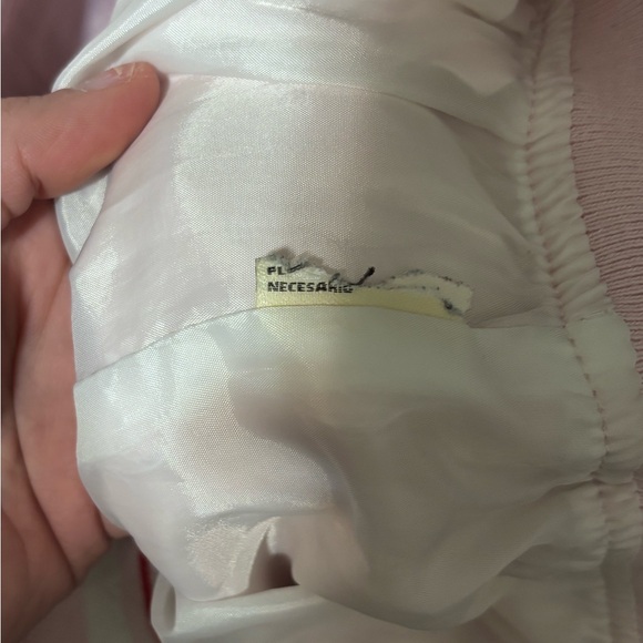 Pink satin Ashley‎ By 26 International Pink and White women’s bomber Jacket (lg) - Picture 8 of 8